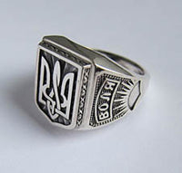 Volia Sterling Silver Ring, Antique Finish