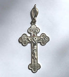 Sterling Silver Crucifix 1 1/4"