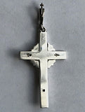 Silver Crucifixion Cross 1 3/4"