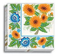 Sunflower Dinner Napkins 13x13 in.