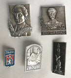 Set of 5 Metal Collector's Pins from Ukraine