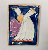Ceramic Angel Plaque