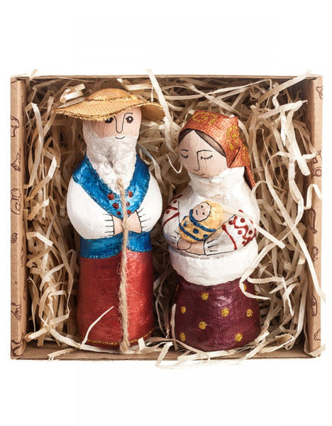 Mary and Joseph in Ukrainian Costume