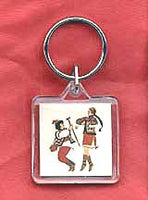 Hutsul Dancers, acrylic keychain