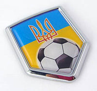 Ukrainian Soccer Shield Decal