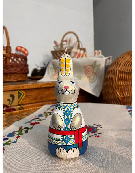 Rabbit in Folk Costume Ornament (boy)