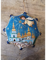 Ornament Star - "St Michael's Golden Domed Monastery"