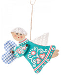 Turquoise Angel Ornament - Luck & Happiness