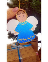 Blue Angel Ornament