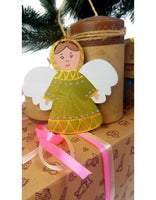 Green Angel Ornament