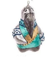 Crow Folk-Style Ornament