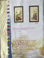 Irises Floral - Cross-Stitch Embroidery Kit
