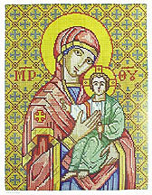 Virgin Mary - cross stitch pattern