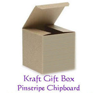 Kraft Pinstripe Box