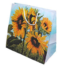 Sunflower Splendor Gift Bag 9x9 in