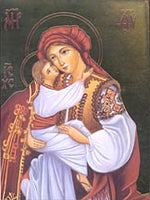 Madonna & Child Card (gold foil)