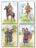 Set of 4 Kozak Art Cards