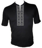 Men's embroidered grey Hajdamatska shirt