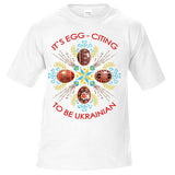 Egg Citing White Men's or Unisex T-shirt