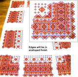Orange Hutsul Tablecloth