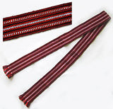Children's Woven Red Belt - (dark)