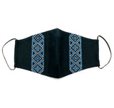Traditional Geometric Embroidery - face masks (choose from 3 colors)