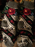 Borshchiv Floral Ladies Wool Socks