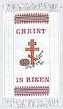 3-Bar Cross, Christ is Risen Basket Cover