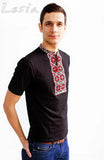 Men's embroidered red Hajdamatska shirt