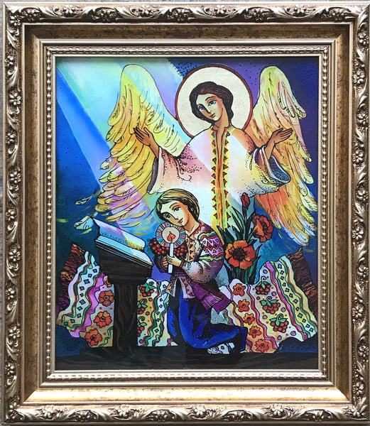 Communion Angel 9 x 10 in. framed