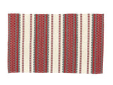 Woven Rushnyk-Servetka with red 18x27.5 in.